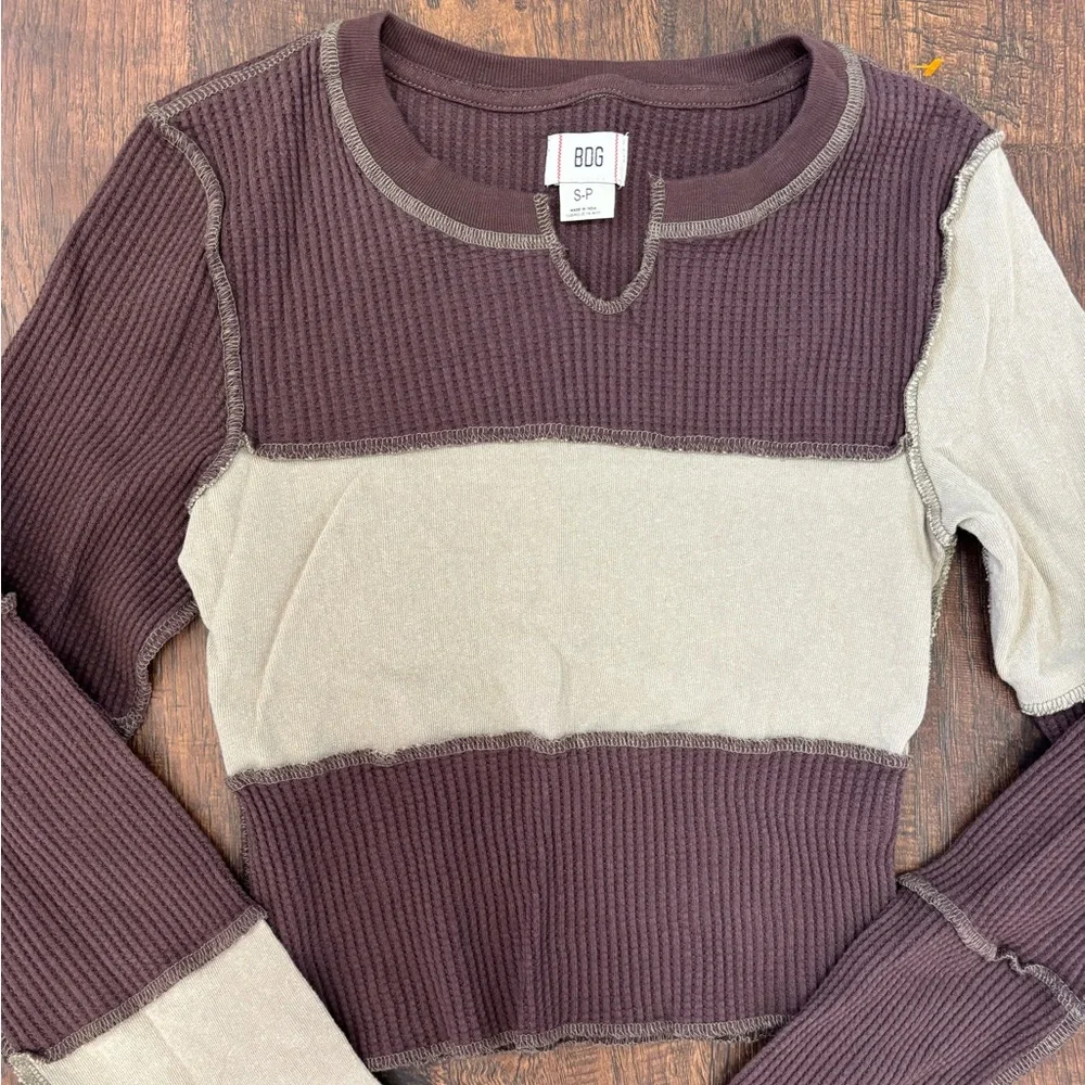 BDG x Urban Outfitters Colorblock Crop Top - Picture 2 of 5